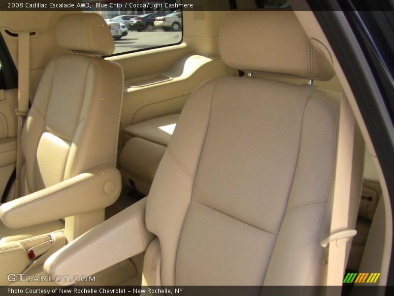 Blue Chip / Cocoa/Light Cashmere 2008 Cadillac Escalade AWD