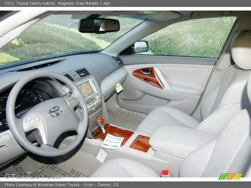  2011 Camry Hybrid Ash Interior