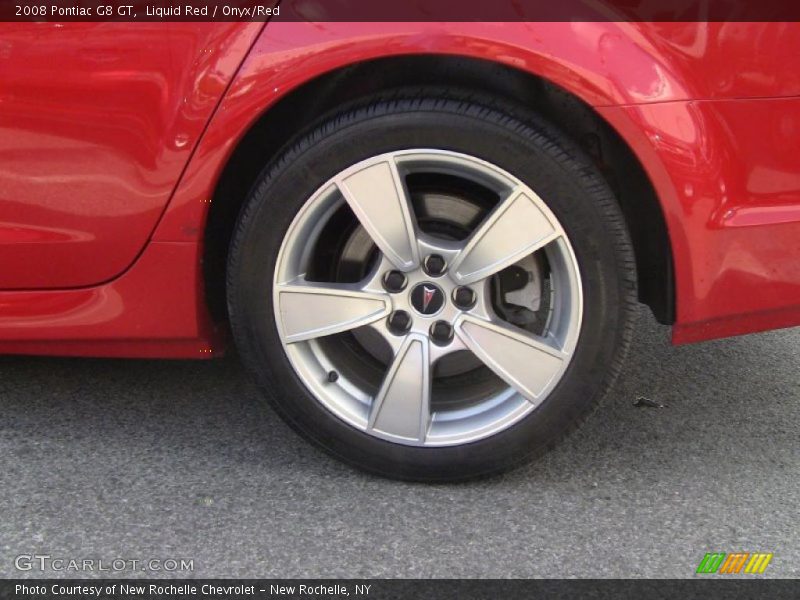 Liquid Red / Onyx/Red 2008 Pontiac G8 GT