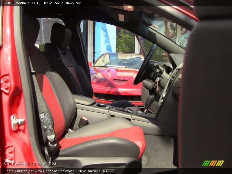 Liquid Red / Onyx/Red 2008 Pontiac G8 GT