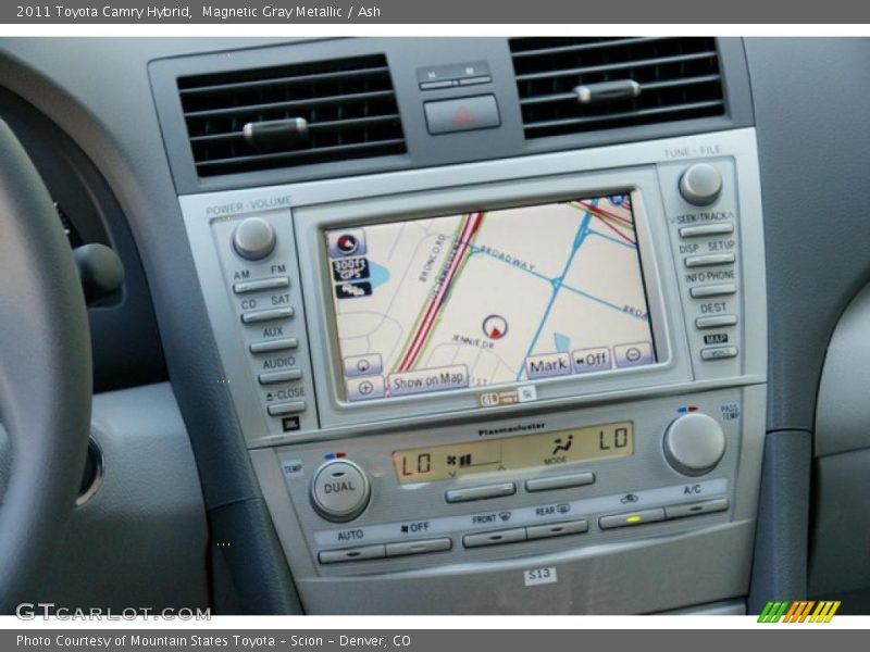 Navigation of 2011 Camry Hybrid