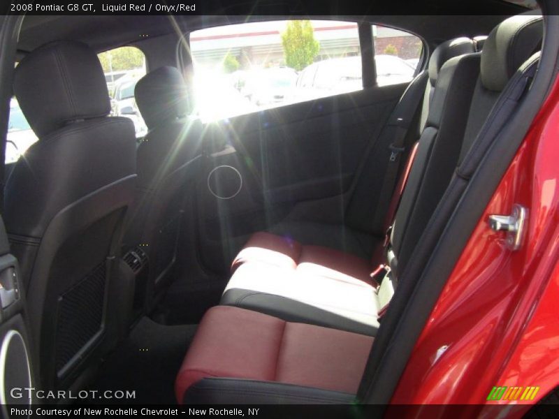 Liquid Red / Onyx/Red 2008 Pontiac G8 GT
