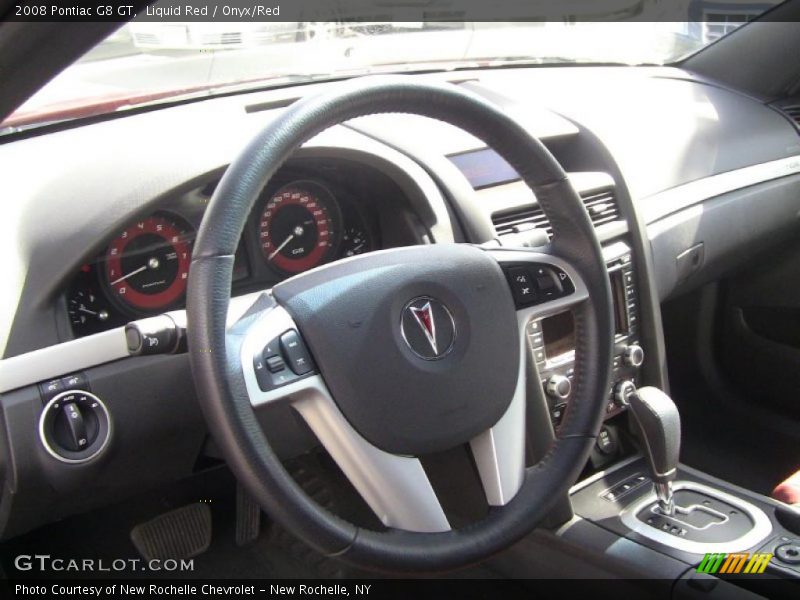 Liquid Red / Onyx/Red 2008 Pontiac G8 GT