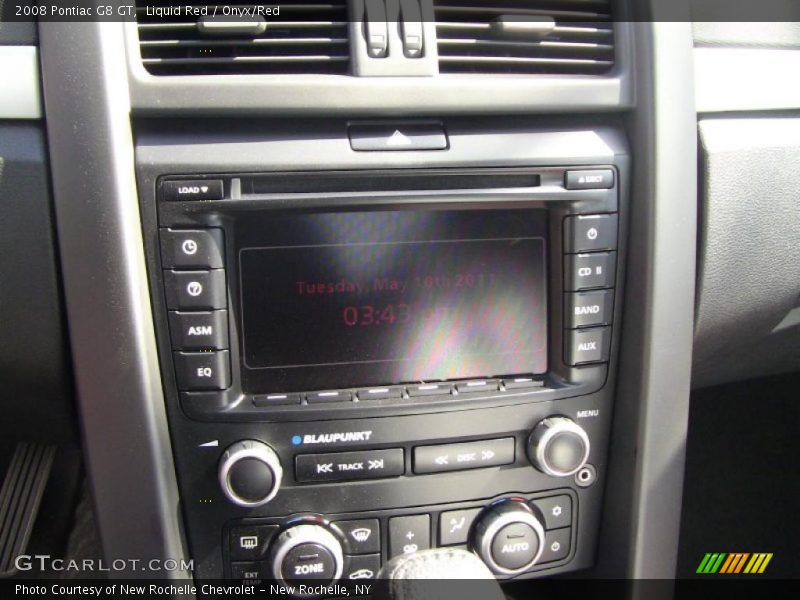 Liquid Red / Onyx/Red 2008 Pontiac G8 GT