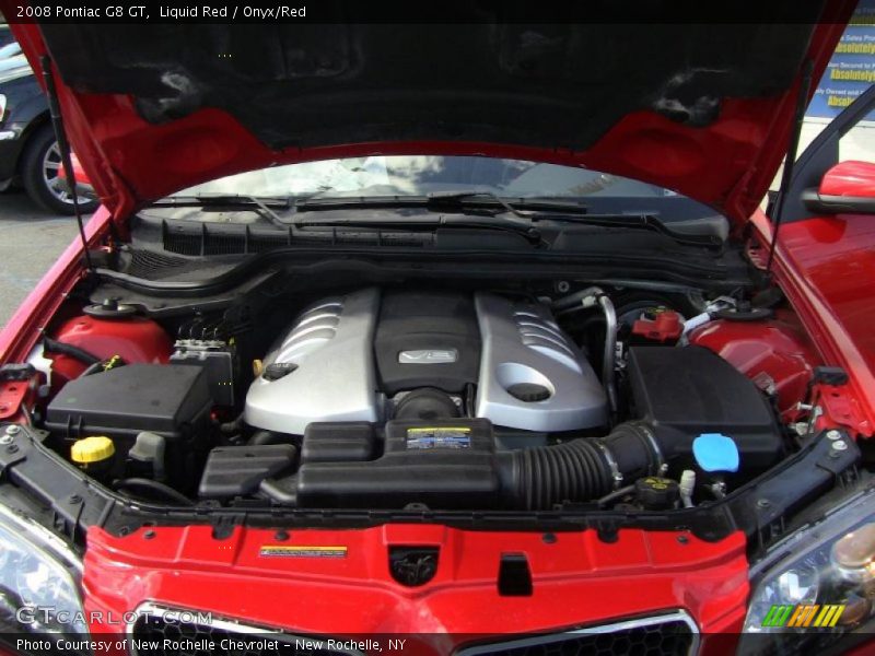 Liquid Red / Onyx/Red 2008 Pontiac G8 GT