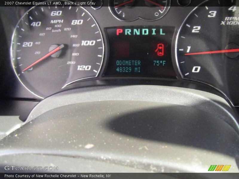Black / Light Gray 2007 Chevrolet Equinox LT AWD