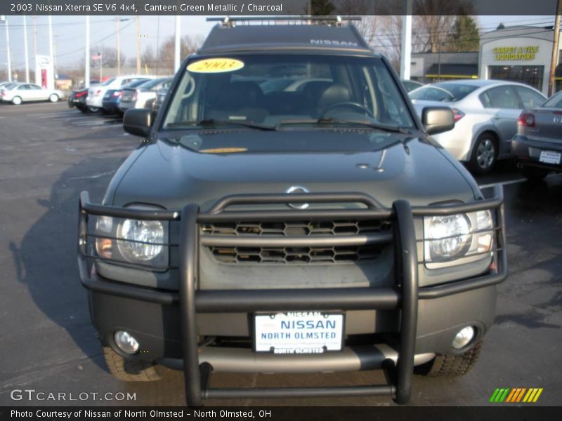 Canteen Green Metallic / Charcoal 2003 Nissan Xterra SE V6 4x4