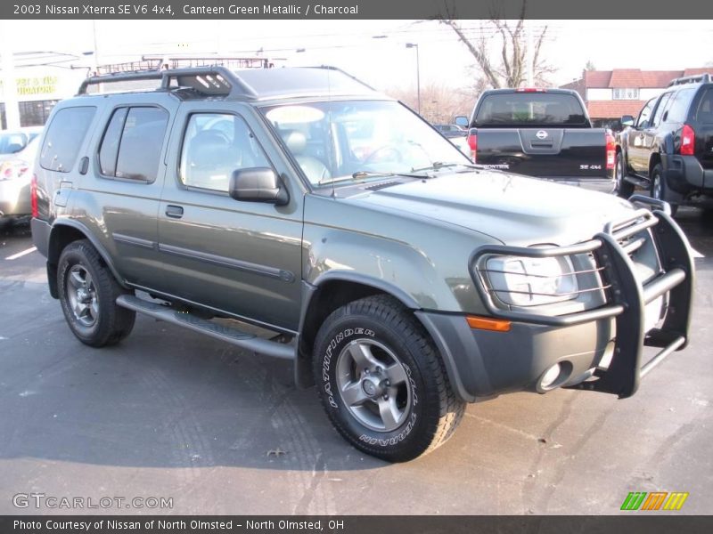 Canteen Green Metallic / Charcoal 2003 Nissan Xterra SE V6 4x4