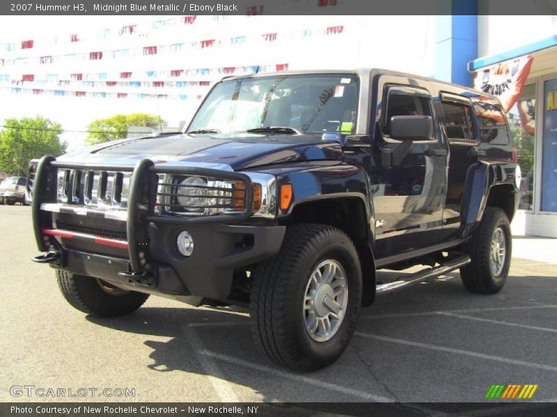 Midnight Blue Metallic / Ebony Black 2007 Hummer H3