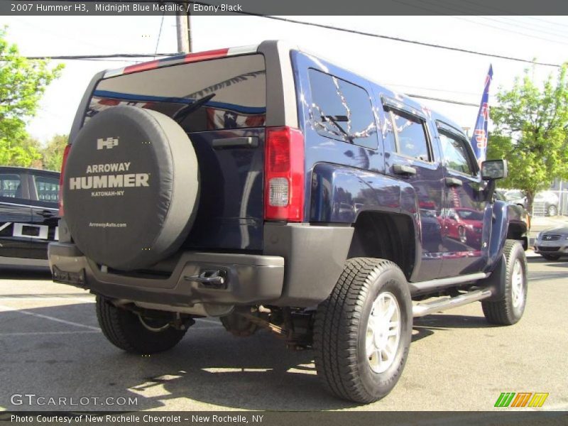 Midnight Blue Metallic / Ebony Black 2007 Hummer H3