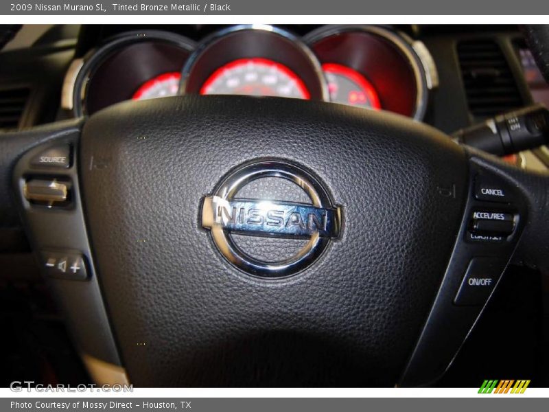 Tinted Bronze Metallic / Black 2009 Nissan Murano SL