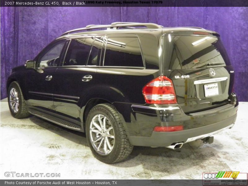 Black / Black 2007 Mercedes-Benz GL 450