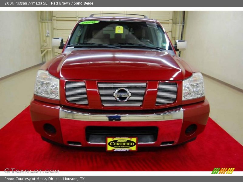 Red Brawn / Sand Beige 2006 Nissan Armada SE