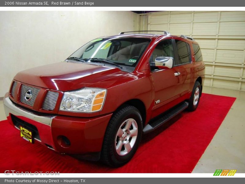 Red Brawn / Sand Beige 2006 Nissan Armada SE