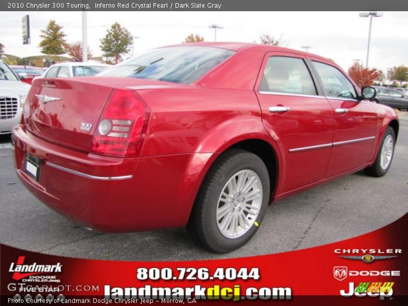 Inferno Red Crystal Pearl / Dark Slate Gray 2010 Chrysler 300 Touring