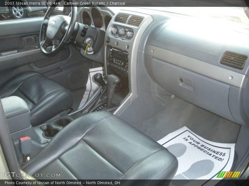 Canteen Green Metallic / Charcoal 2003 Nissan Xterra SE V6 4x4