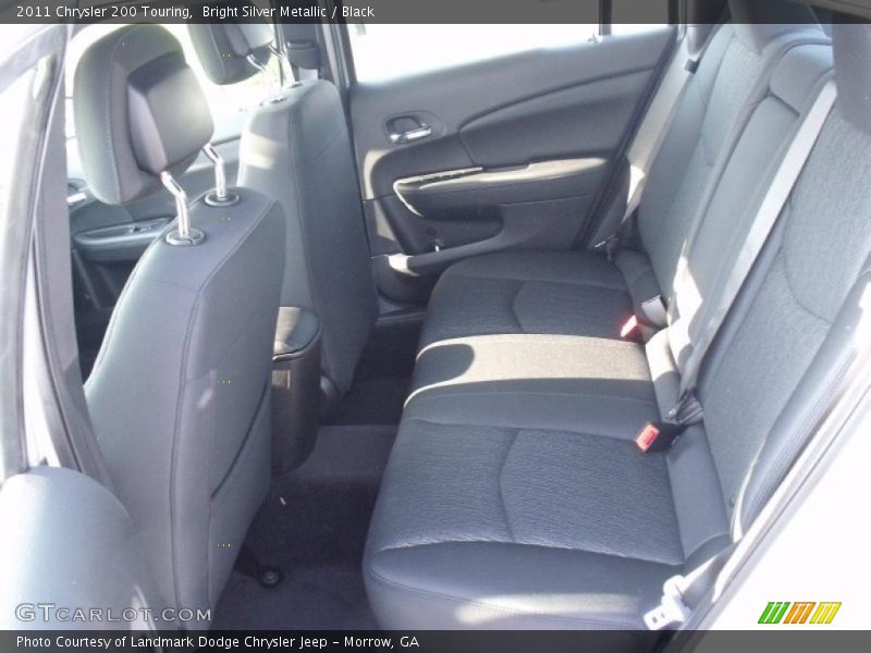 Bright Silver Metallic / Black 2011 Chrysler 200 Touring