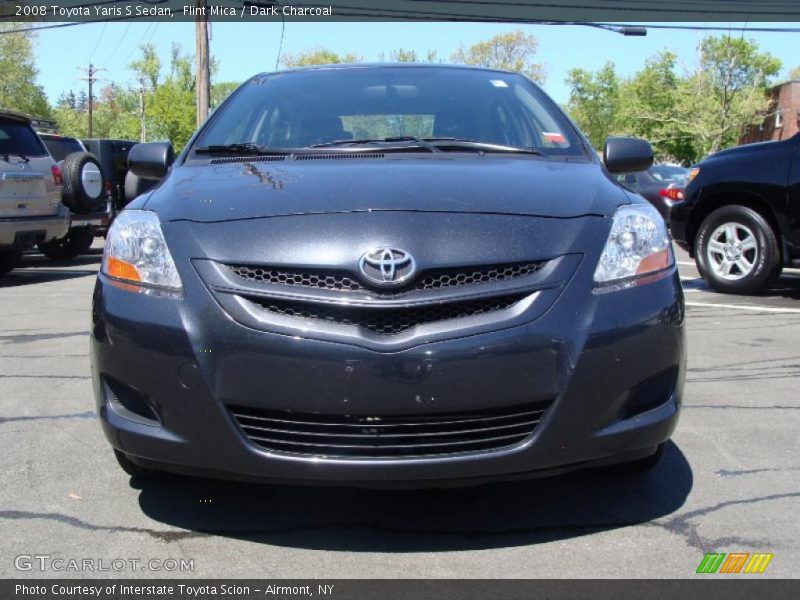 Flint Mica / Dark Charcoal 2008 Toyota Yaris S Sedan