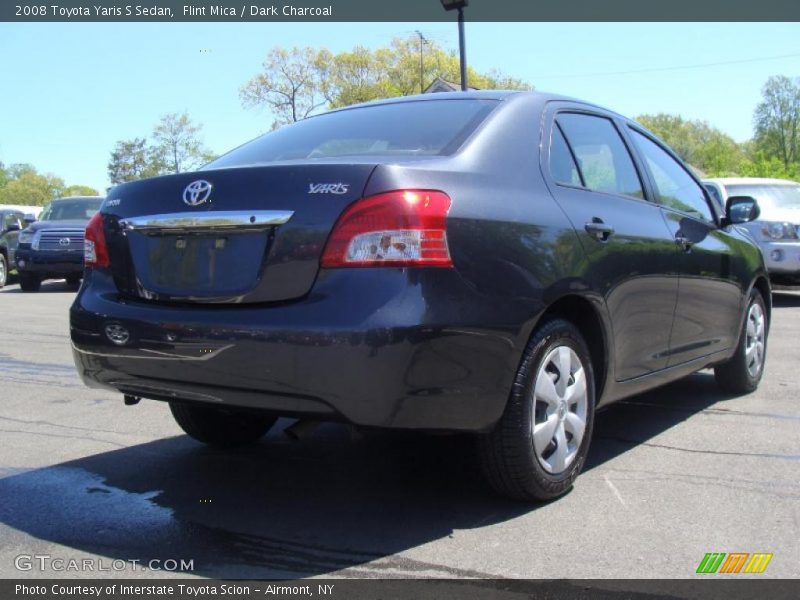 Flint Mica / Dark Charcoal 2008 Toyota Yaris S Sedan