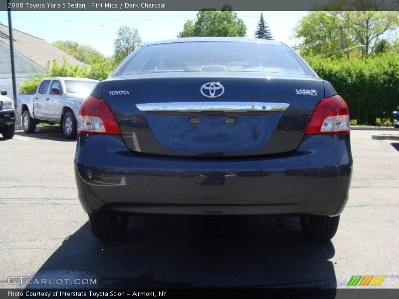 Flint Mica / Dark Charcoal 2008 Toyota Yaris S Sedan