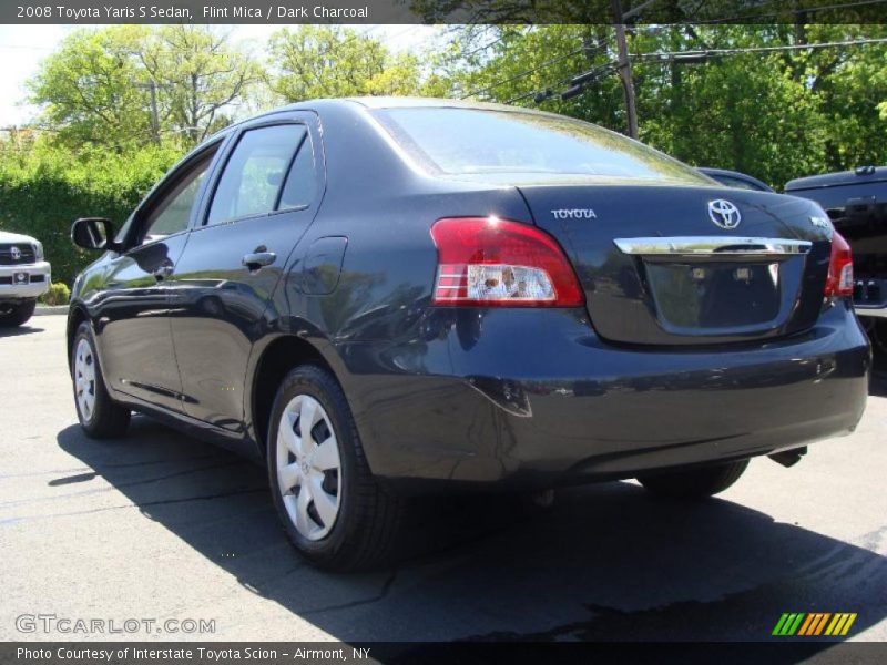 Flint Mica / Dark Charcoal 2008 Toyota Yaris S Sedan