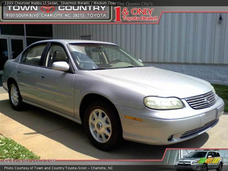 Silvermist Metallic / Medium Gray 1999 Chevrolet Malibu LS Sedan