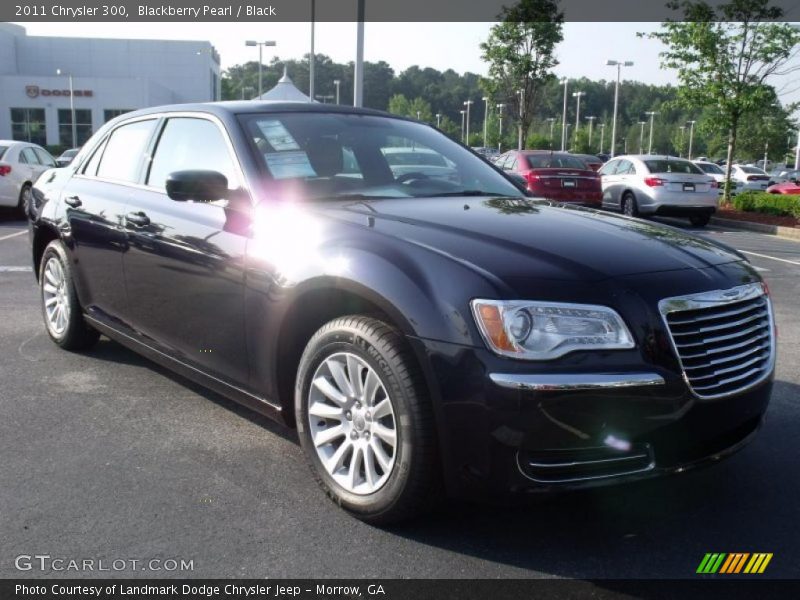 Blackberry Pearl / Black 2011 Chrysler 300