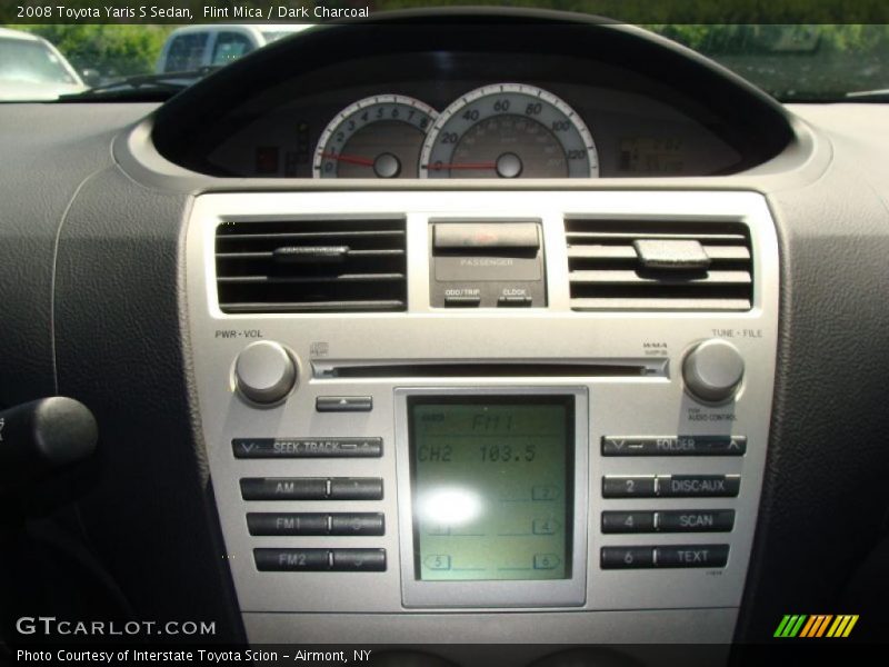 Flint Mica / Dark Charcoal 2008 Toyota Yaris S Sedan