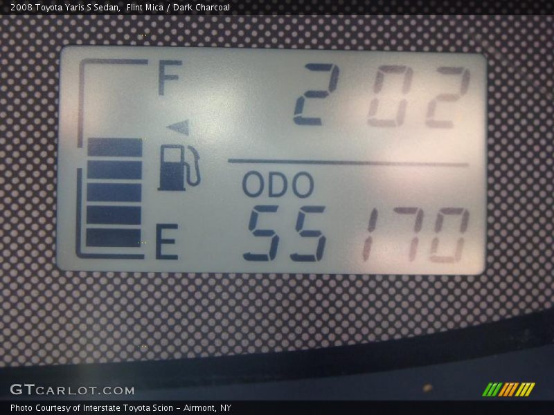 Flint Mica / Dark Charcoal 2008 Toyota Yaris S Sedan