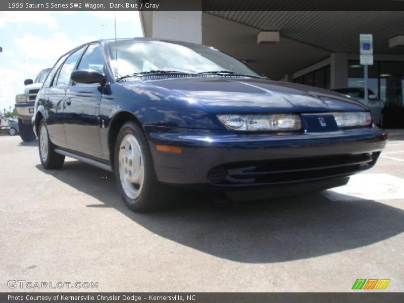 Dark Blue / Gray 1999 Saturn S Series SW2 Wagon