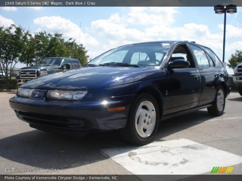 Dark Blue / Gray 1999 Saturn S Series SW2 Wagon