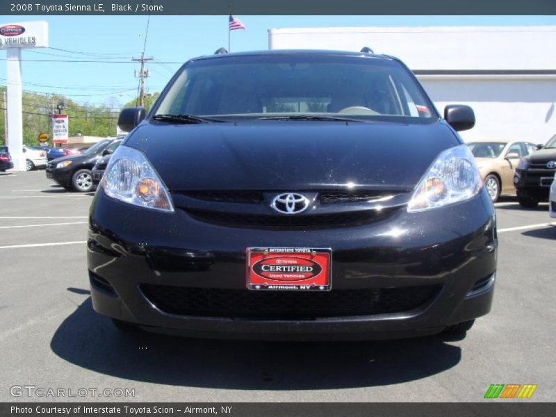 Black / Stone 2008 Toyota Sienna LE