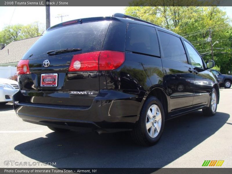 Black / Stone 2008 Toyota Sienna LE