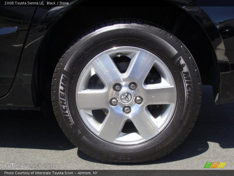 Black / Stone 2008 Toyota Sienna LE