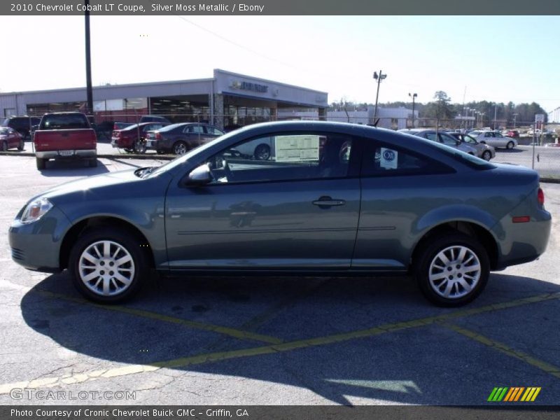 Silver Moss Metallic / Ebony 2010 Chevrolet Cobalt LT Coupe