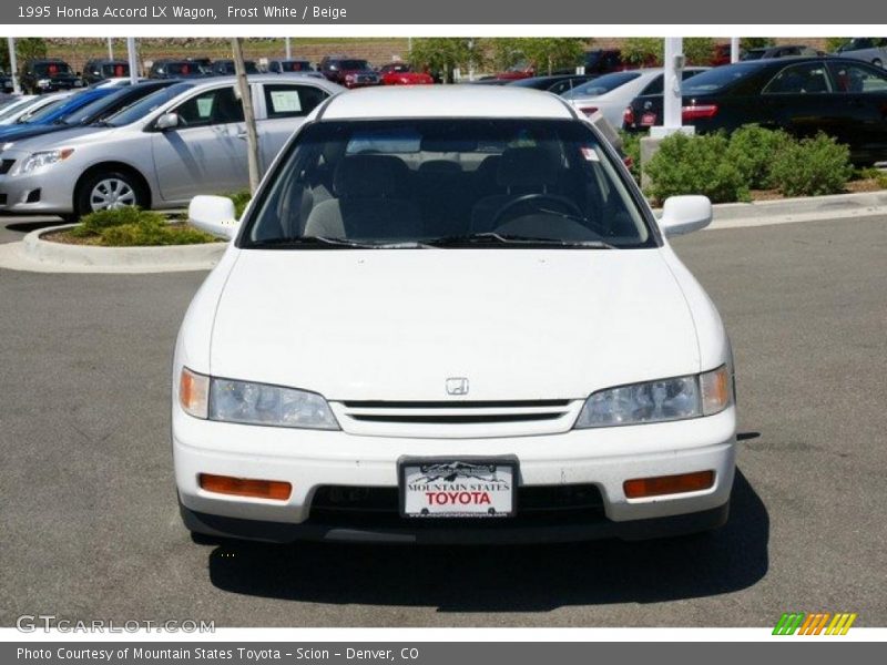 Frost White / Beige 1995 Honda Accord LX Wagon