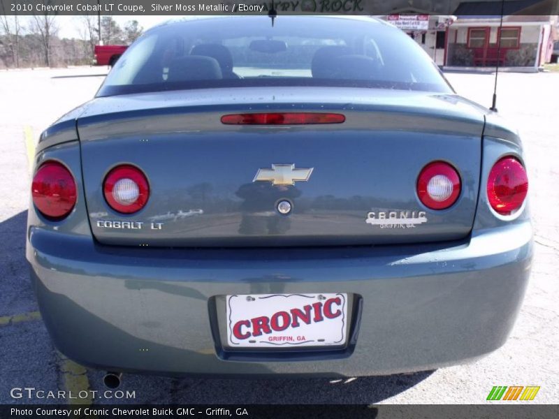 Silver Moss Metallic / Ebony 2010 Chevrolet Cobalt LT Coupe