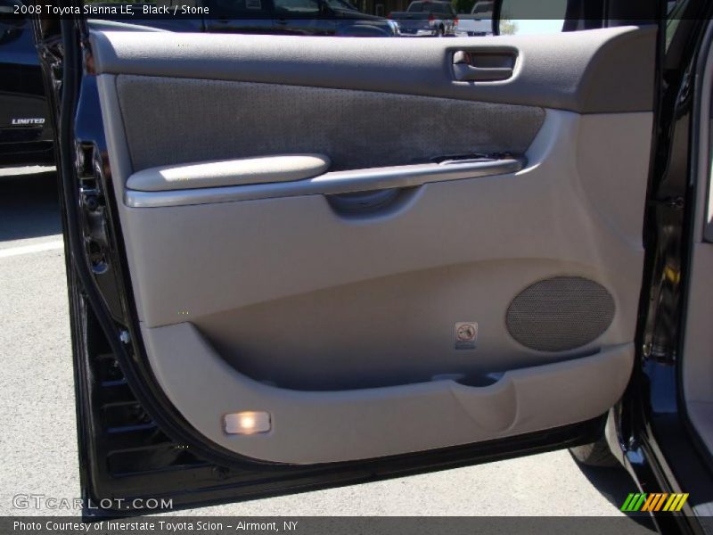 Black / Stone 2008 Toyota Sienna LE