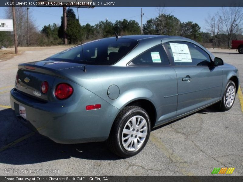 Silver Moss Metallic / Ebony 2010 Chevrolet Cobalt LT Coupe