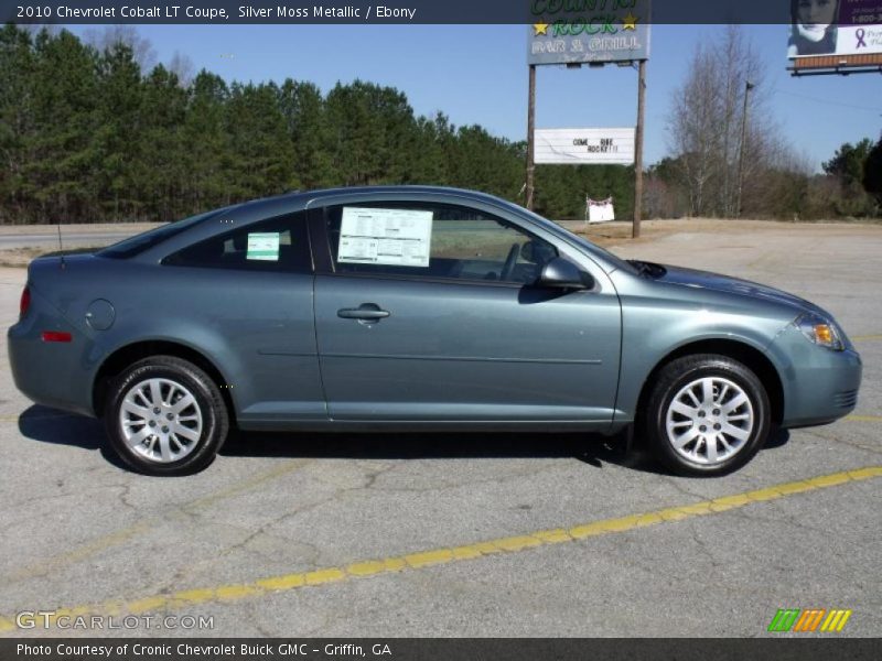 Silver Moss Metallic / Ebony 2010 Chevrolet Cobalt LT Coupe