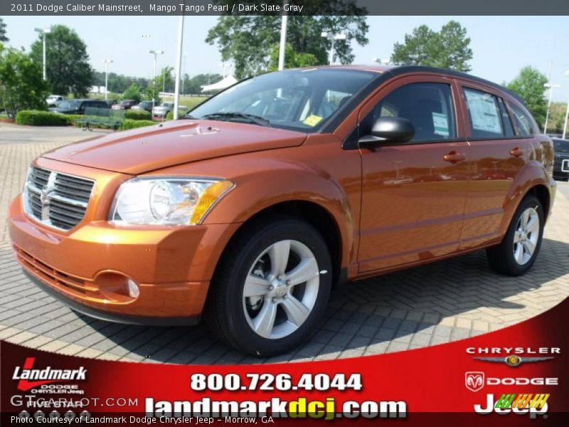 Mango Tango Pearl / Dark Slate Gray 2011 Dodge Caliber Mainstreet