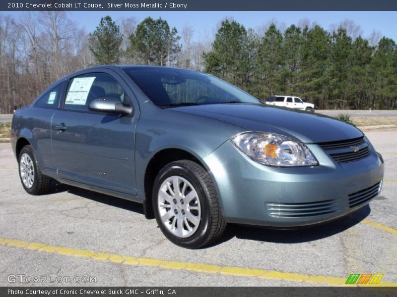 Silver Moss Metallic / Ebony 2010 Chevrolet Cobalt LT Coupe