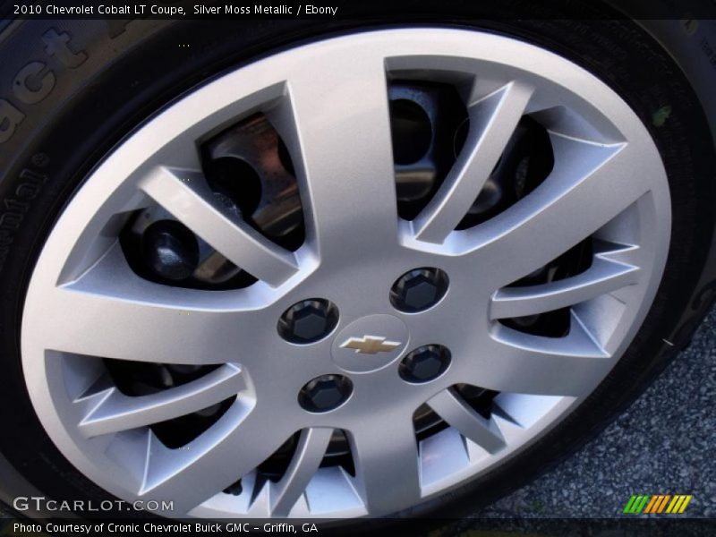 Silver Moss Metallic / Ebony 2010 Chevrolet Cobalt LT Coupe