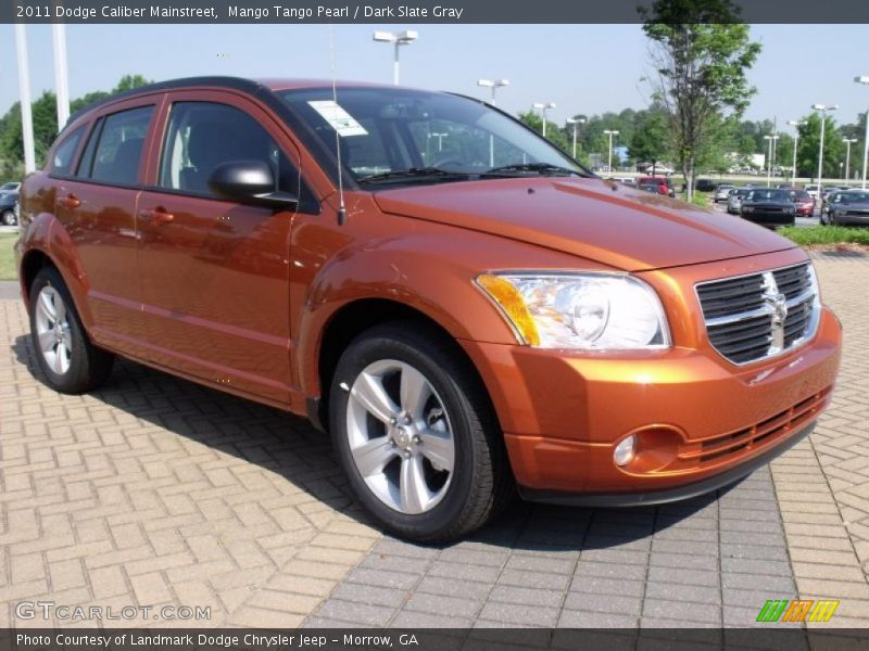 Mango Tango Pearl / Dark Slate Gray 2011 Dodge Caliber Mainstreet