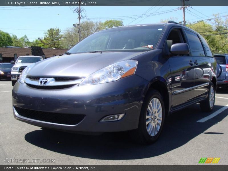 Slate Metallic / Stone 2010 Toyota Sienna Limited AWD