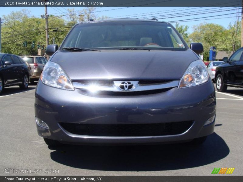 Slate Metallic / Stone 2010 Toyota Sienna Limited AWD