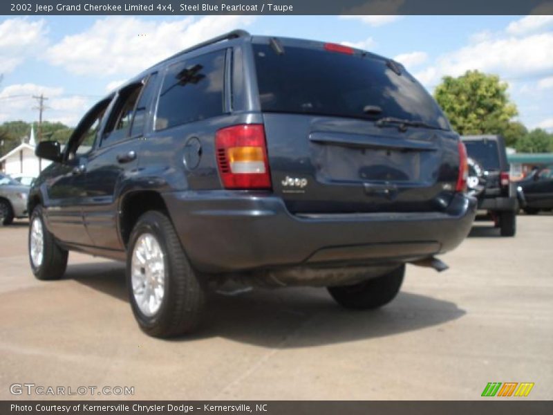 Steel Blue Pearlcoat / Taupe 2002 Jeep Grand Cherokee Limited 4x4