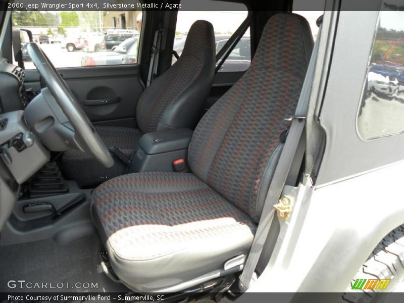 Silverstone Metallic / Agate 2000 Jeep Wrangler Sport 4x4