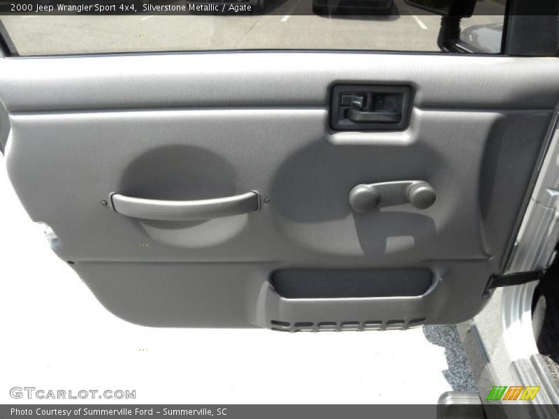 Silverstone Metallic / Agate 2000 Jeep Wrangler Sport 4x4