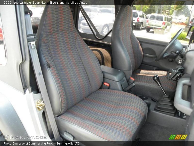 Silverstone Metallic / Agate 2000 Jeep Wrangler Sport 4x4